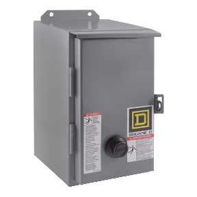 Schneider Electric Non-Reversing NEMA Starter; 27A; 208VAC; 3-Pole; NEMA 12 Surface Mount